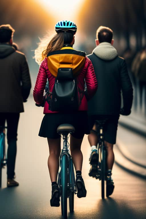 El tranporte en bicicleta es una de las mejores opciones.